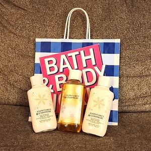 NeW BBW Snowflakes & Cashmere lotion/shower gel